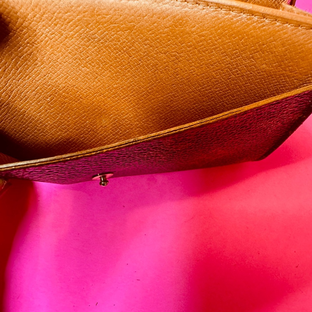 Louis Vuitton Brown and Gold Monogram Wallet - Picture 10 of 14